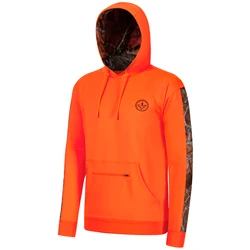 BASSDASH Men’s Hunting Fleece Hoodie Midweight Water Resistant Performance Camo Fishing Outdoor Pullover Sweatshirt FS29M