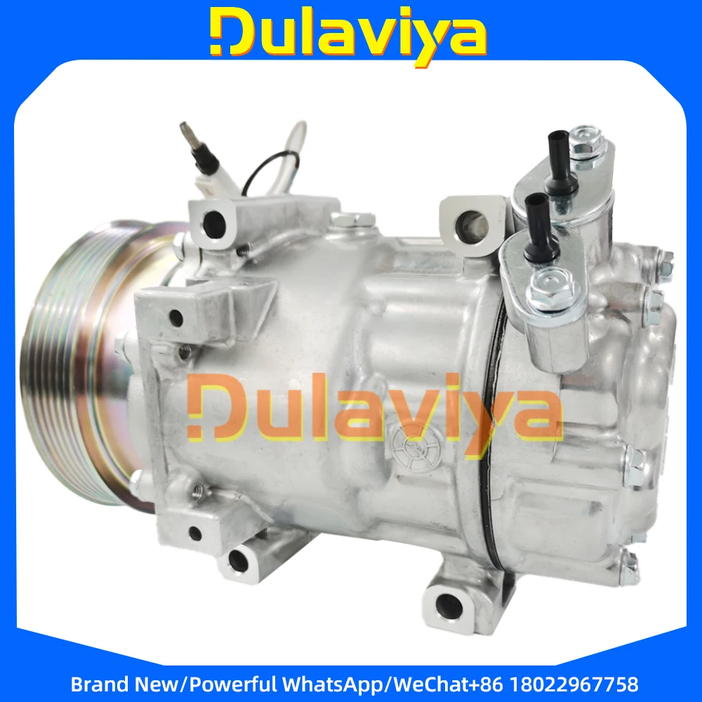 SD7V16 AC Compressor For Dacia Logan Pickup Sandero Duster 1.4 1.5 1.6 8200802608 8200603434 8200526884 8200802609 130623 1060