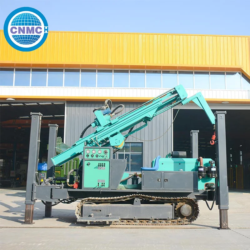 Deep Water Well Drilling Machine 200m Crawler Well Drilling Rig For Rural Household Domestic Water Supply Works