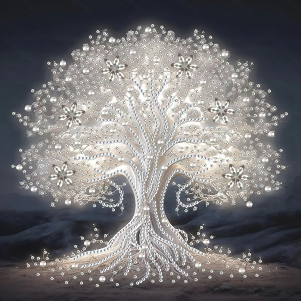 Tree of Life Diamond Painting Set, DIY Adult Alien Diamond Home Decoration Painting Set, Adult, Frameless Crafts