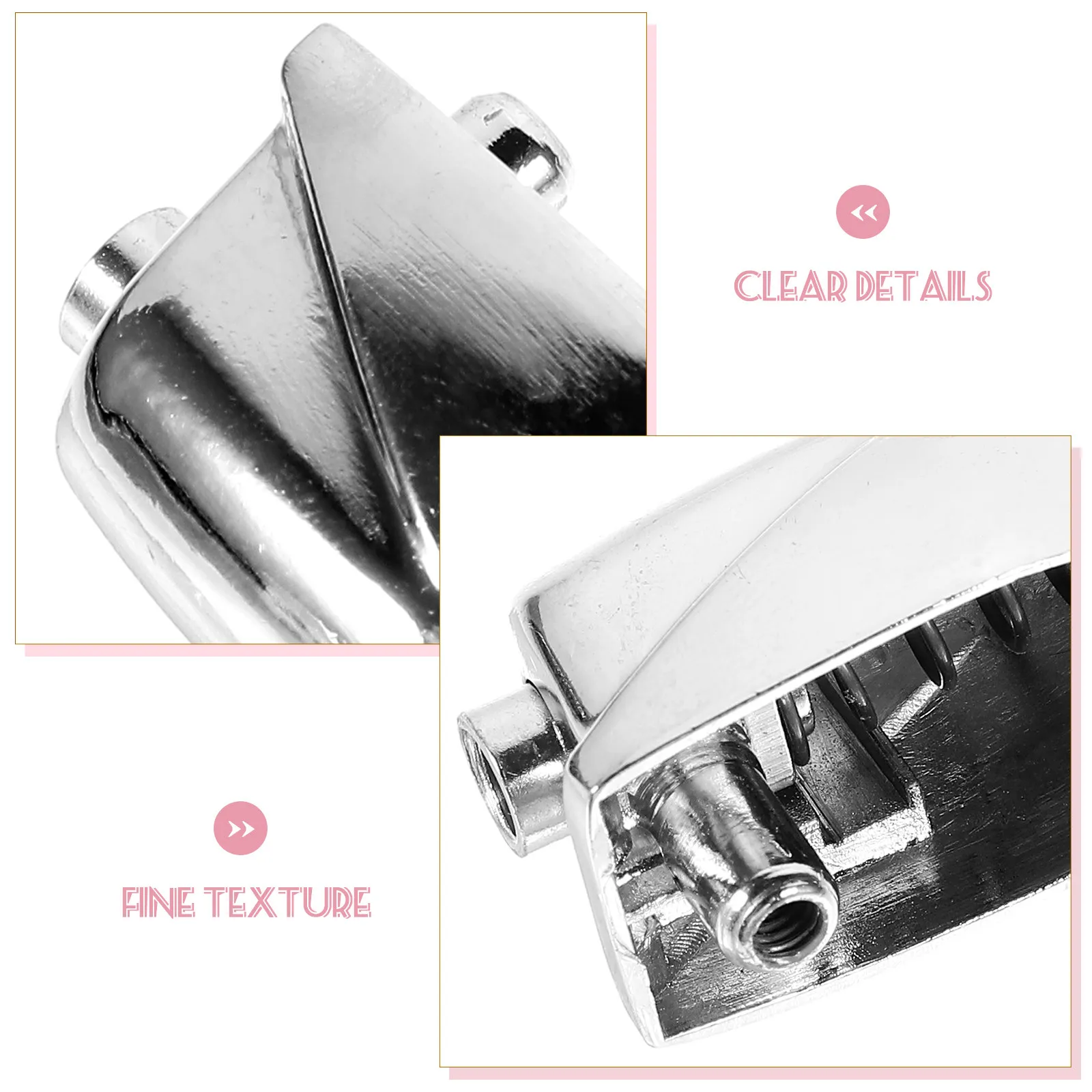 

5 шт. односторонних крючков-зажимов для крепления малого барабана, серебристые, фурнитура для ударных инструментов