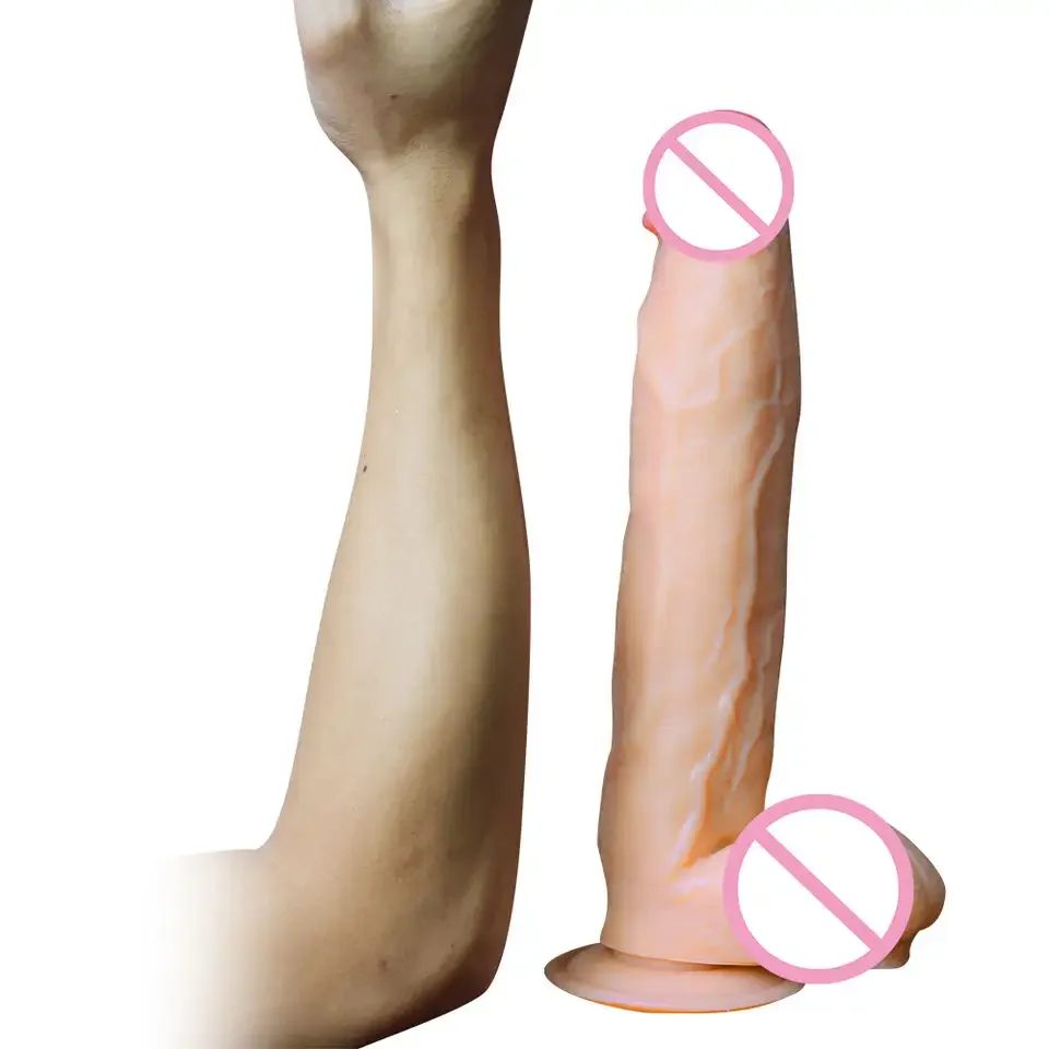 Hot Selling Adult Sex Toys 30 CM Giant Dildo Female Masturbation Large Penis For Woman