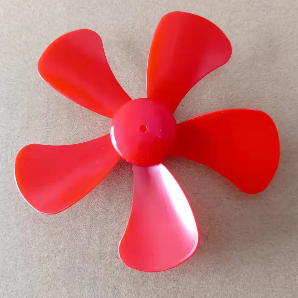 10pcs 80mm 5-blades plastic propeller leaf for 2mm axle/DIY sand table building model material diy toy parts baby toys for child