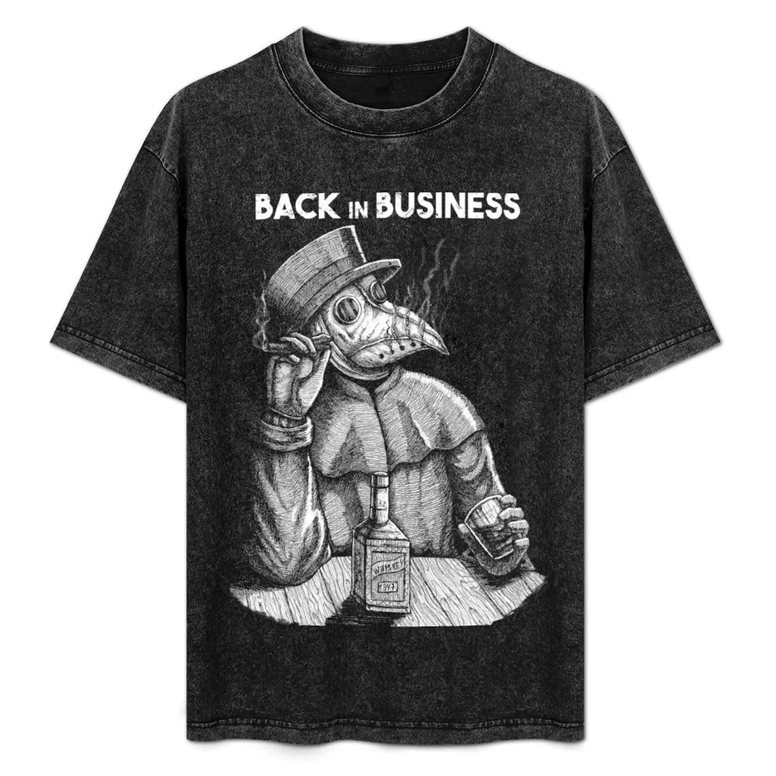 

Back in Business Plague Doctor T-Shirt Big Size Simple T-Shirt