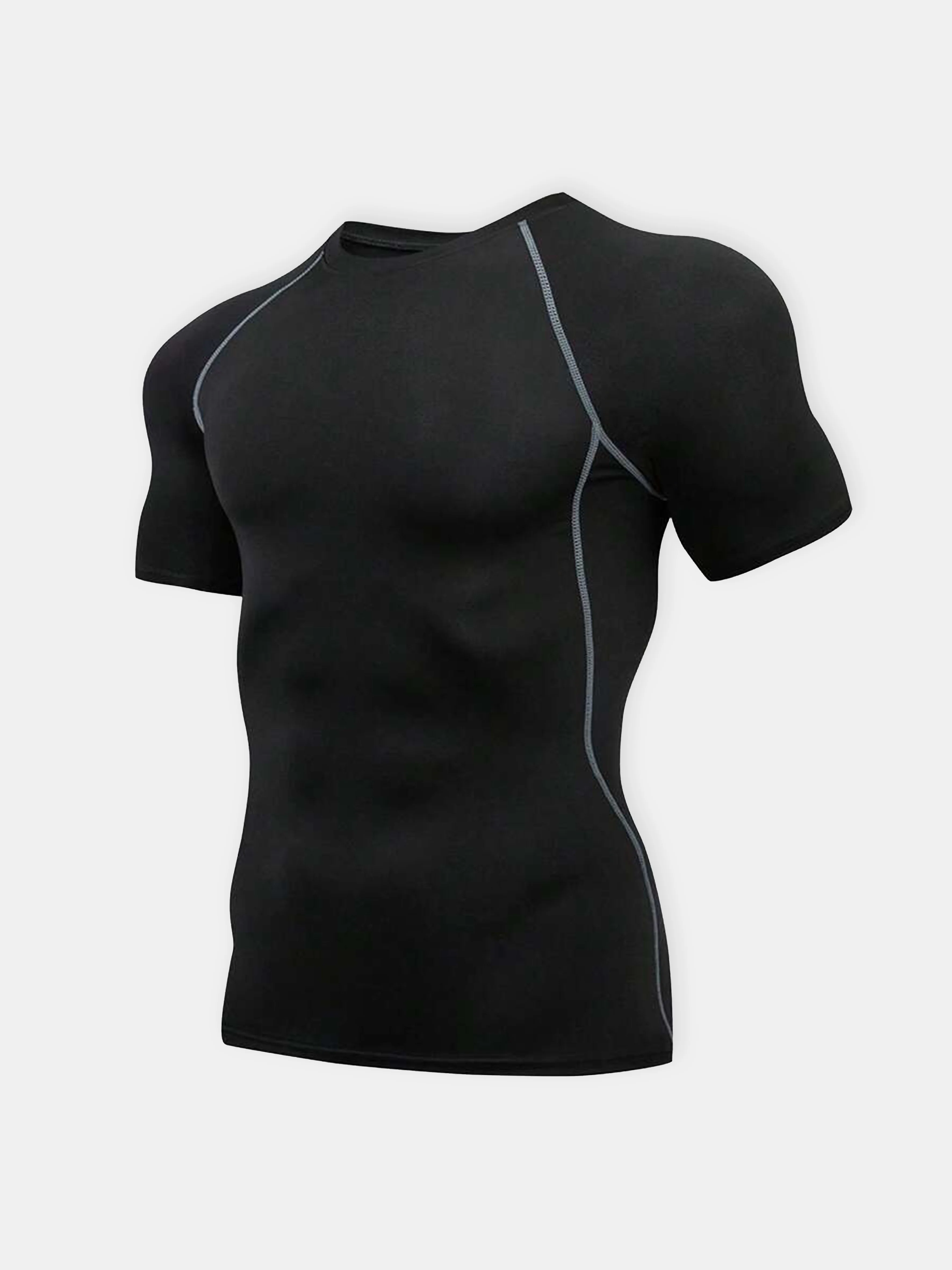 

Short sleeve fitness top men's tights training clothing, quick dry basketball breathable comfortable wear cycling T-shirt