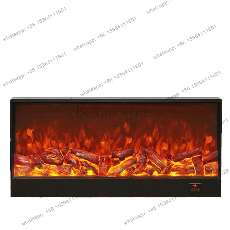 Electronic fireplace LED retro simulation flame French fireplace cabinet decorative embedded