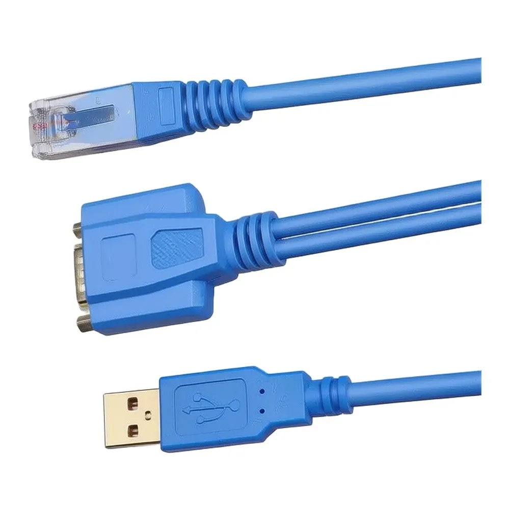 USB To RS232 For Plc Programming Cable For AB SLC Series Compatible With 1747-UIC Industrial Automation Tool Black