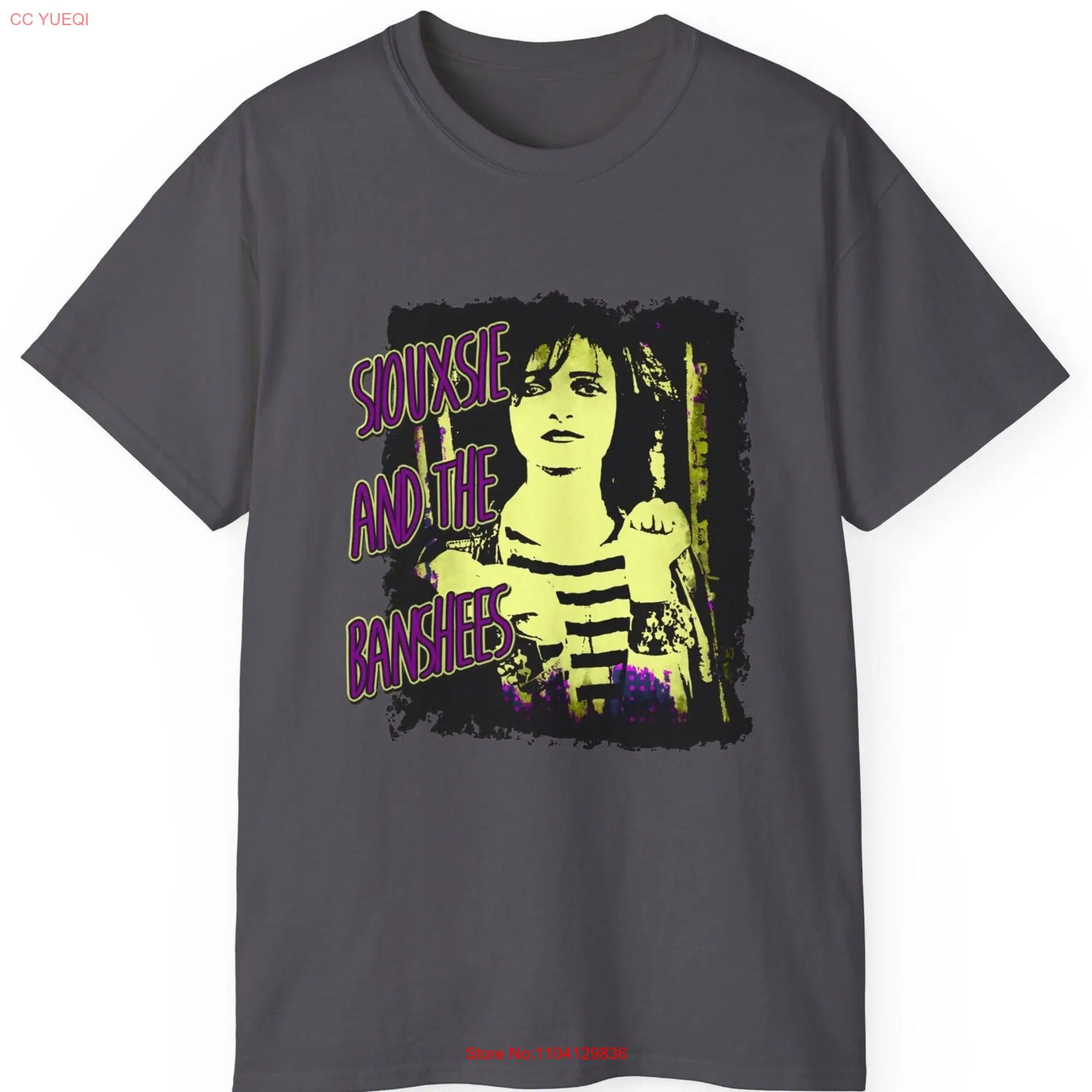 Vintage Style Siouxsie and the Banshees Ultra Cotton T Shirt long or short sleeves