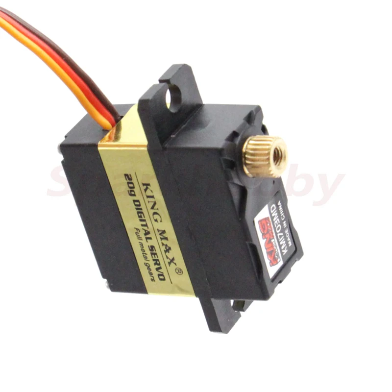 KINGMAX KM1703MD Digital Metal Gears Mini Servo 17g 5.6kg.cm 5-6v Suitable for RC Small Fixed Wings Car Ship Model and Robot etc