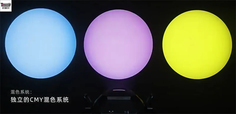 4 قطع مصابيح LED عالية الطاقة 1000 وات بنمط قطع الرأس المتحرك