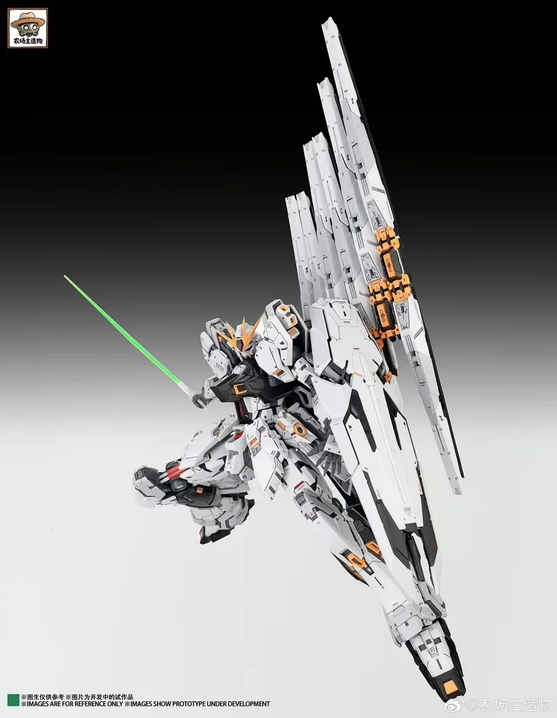 ファーマーズクリエイションズ モデル RX-93 ヌーファイター アクションフィギュア CMM GKスタイル 1/100スケール 組立モデルキット 24cm アニメフィギュア 無料ギフト付き