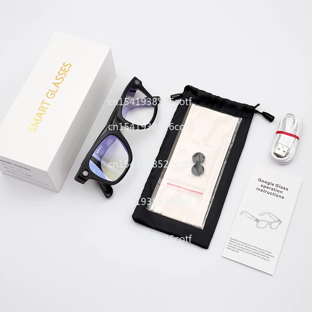 

W600 AI smart sunglasses, smart wearable earphones with camera music playback and call functions