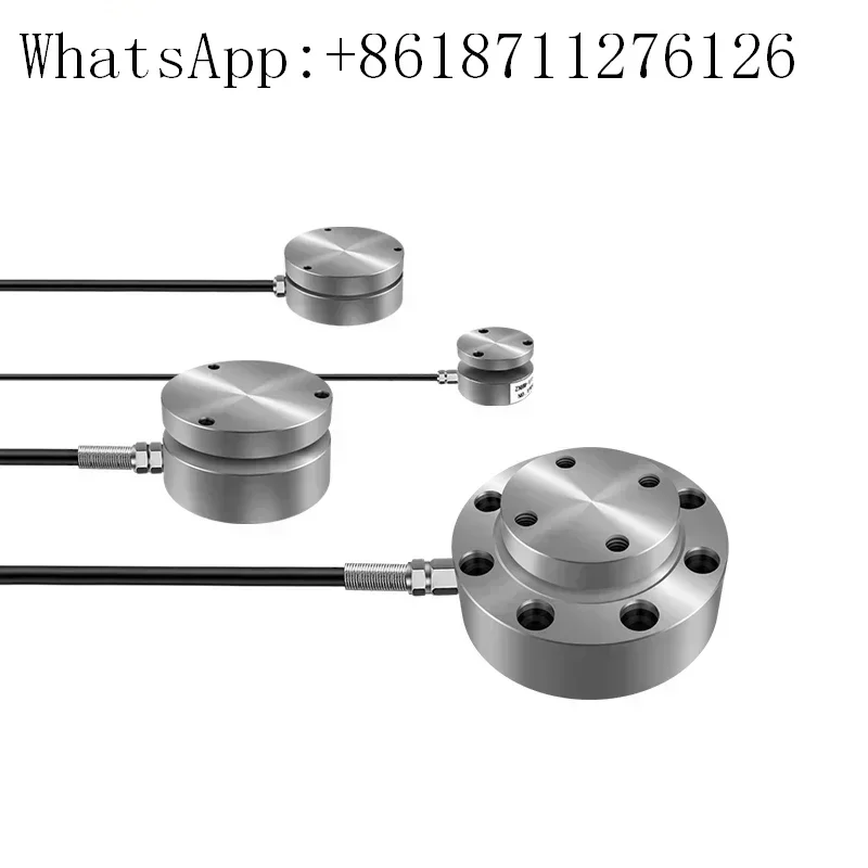 Coin micro high-precision weighing sensor, upper and lower plane small-sized force measuring sensor