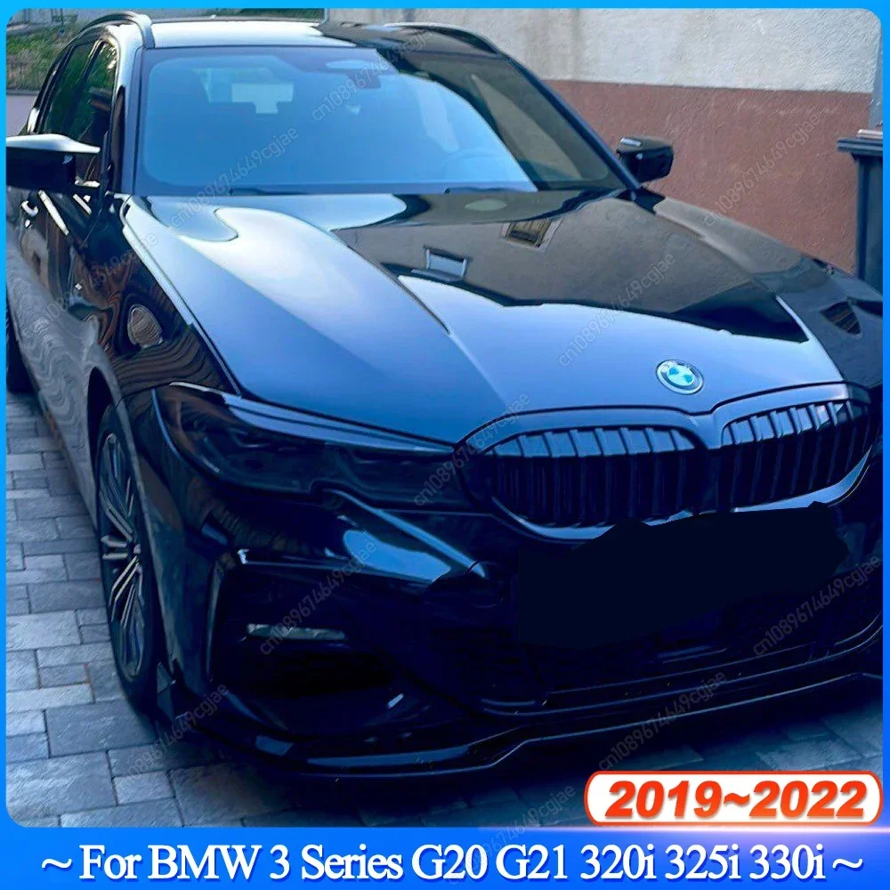 

For BMW 3 Series G20 G21 320i 325i 330i 2019-2022 Sedan / Touring Car Front Headlight Eyebrow Eyelids Stickers Trim Body Kits