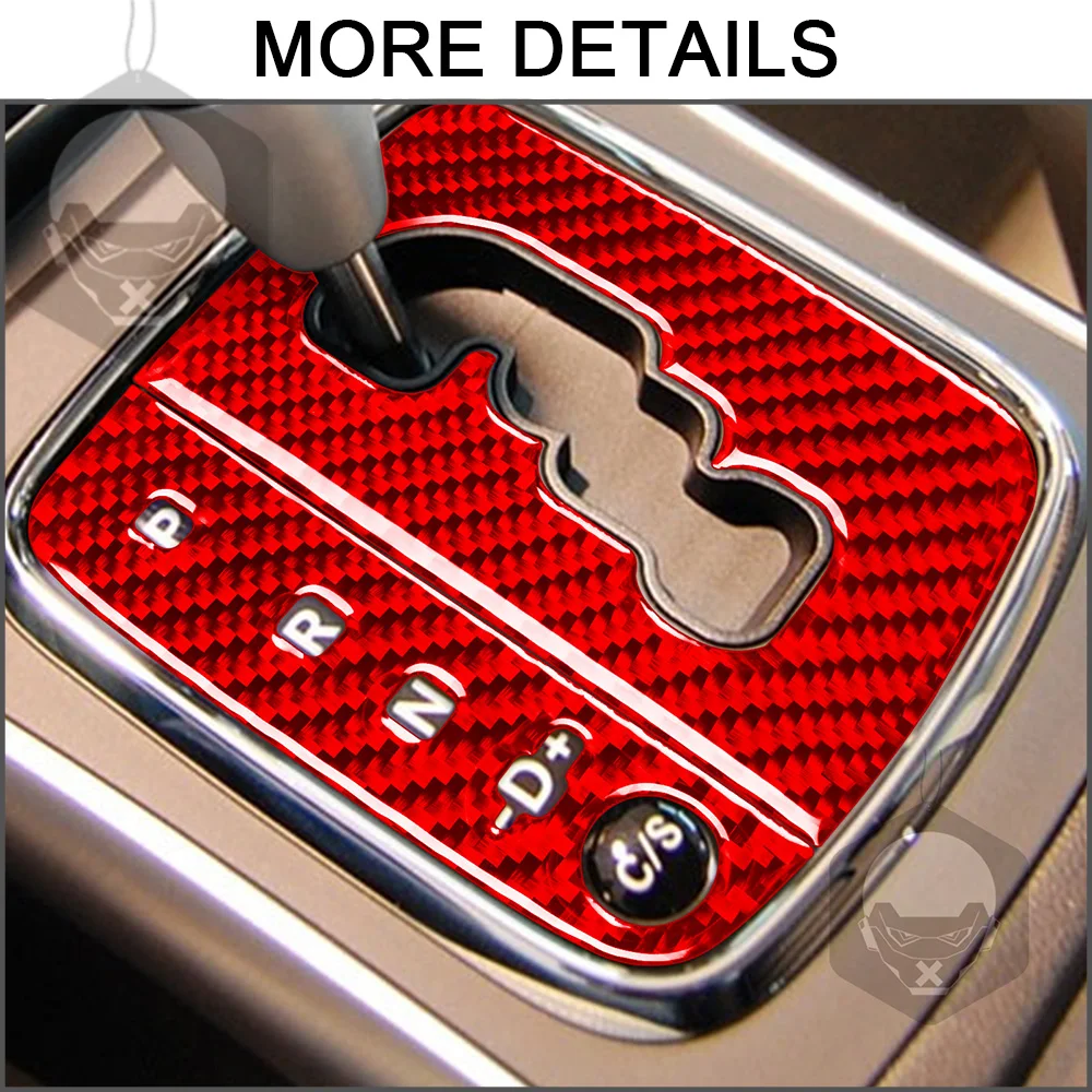 For Mercedes Benz B W245 2005-2011 Real Carbon Fiber 2Pcs Gear Stickers Shift Panel Auto Interior Cover Decoration