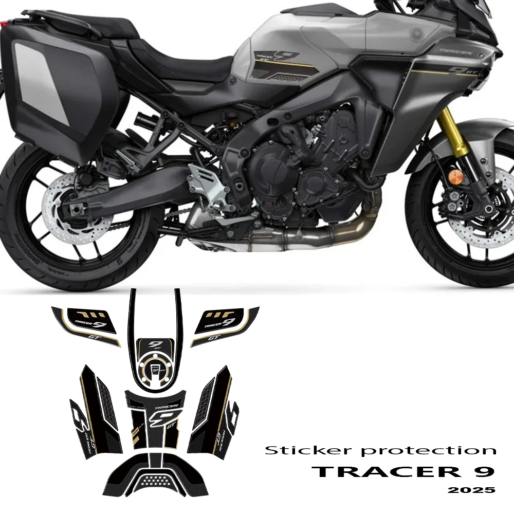 

Tracer 9GT 2025 Motorcycles Accessories 3D Resin Stickers Protection Kit for Tracer 9 Tracer 9 GT 2025