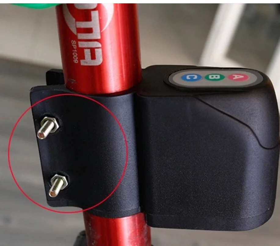Bicycle Alarm Mountain Bike Electric battery Vibration Code Type Anti-theft Lock Equipment Accessories