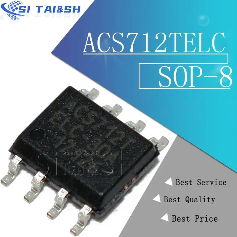 2pcs ACS712ELCTR-20A   ACS712-20A ACS712T ACS712TELC-20A ACS712   ACS712ELCTR-05B ACS712ELCTR-30A ACS712ELC-30A