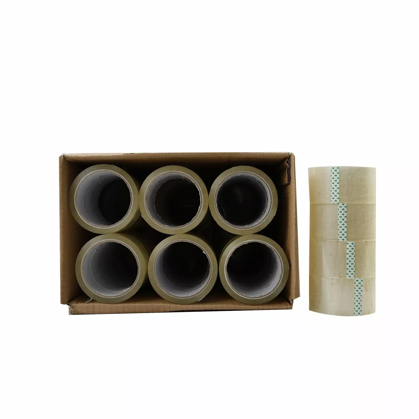 36 Rolls Carton Sealing Clear Packing Tape Box Shipping 2