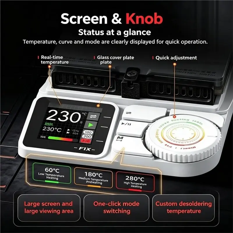 BAAG-F1X Heating Station Intelligent Curve Temperature Control