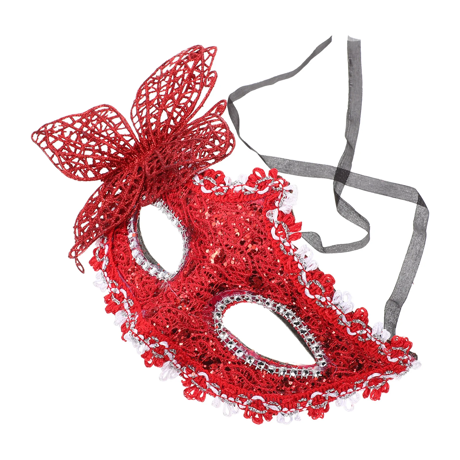 

Butterfly Half Face Mask Carnival Masquerade Lace Party Decorate Halloween Costume for Women Cosplay Accessory Gift Performance