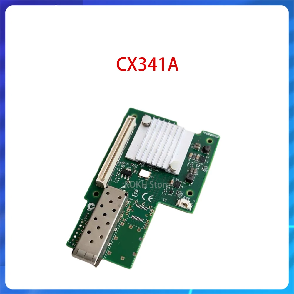 بطاقة شبكة إيثرنت الأصلية ، CX341A ، 10 جيجابت ، 10G منفذ الألياف البصرية ، X520 ، A3 ، A5 ، 82599 ، منفذ واحد ، OPC ، موصل محول X-3