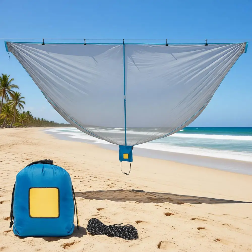 

Ultra-Lightweight Mosquito Net for Hammocks, Ideal for Camping, Hiking, Backpacking, and Outdoor Adventures