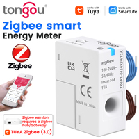 TONGOU Tuya Smart ZigBee Energy Meter – 1-50A Real-Time Power & Energy Monitoring, Home Assistant Compatible