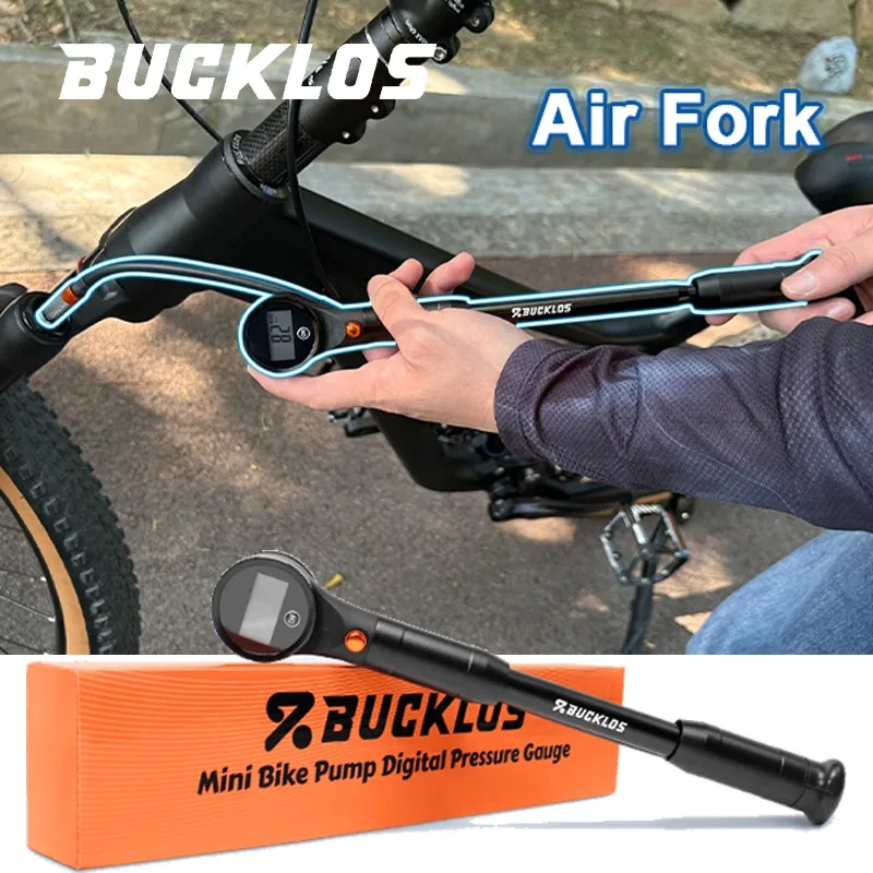 

BUCKLOS Bike Air Portable Pump 320PSI Ultralight Mini Bicycle Hand Air Pump AV/FV MTB Road Cycling Pump Bicycling Accessories