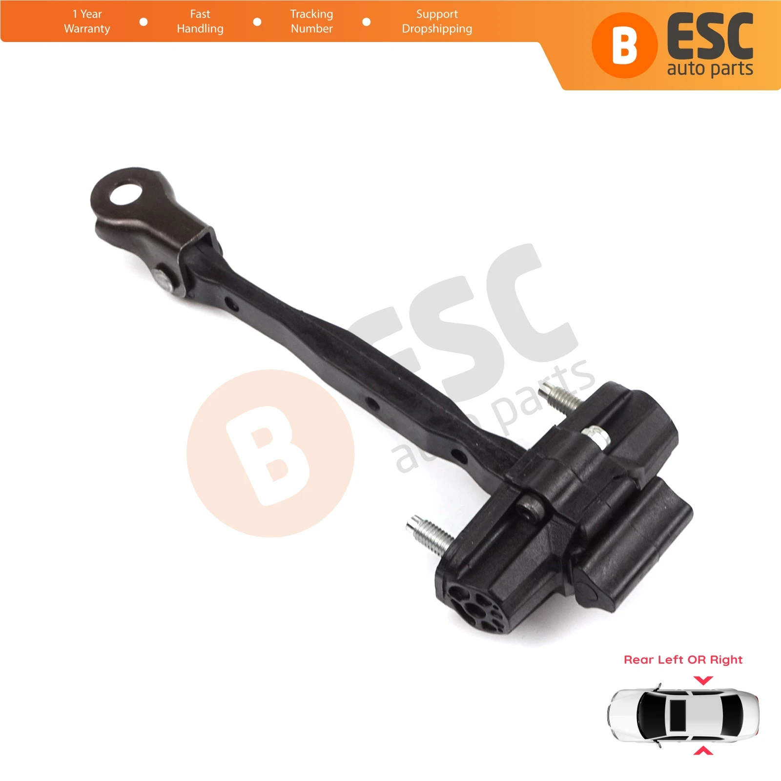 EDP1235 Rear Left or Right Door Catch Hinge Brake Stop Check Strap Limiter 13456270 for Vauxhall Opel Astra K Crossland X