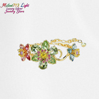 2025 High Quality French Luxury Flower Series Bracelet, Multiple Combinations, Elegant Design, Suitable for Women To Wear
