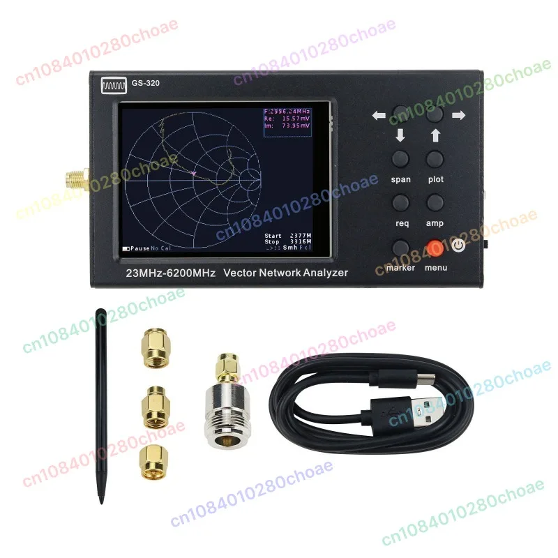 

GS320 Vector Network Analyzer 6Ghz RF Antenna Measuring Voltage Standing Wave Ratio VNA SWR Network Analyzer