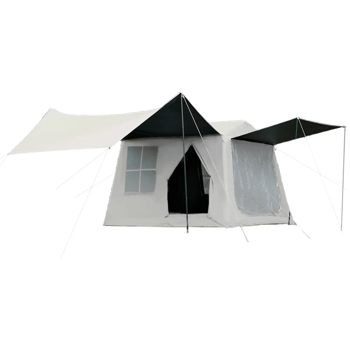 

Waterproof Automatic Inflatable Tent for 3-4 People 6.8 Ridge Outdoor Camping with Oxford Fabric