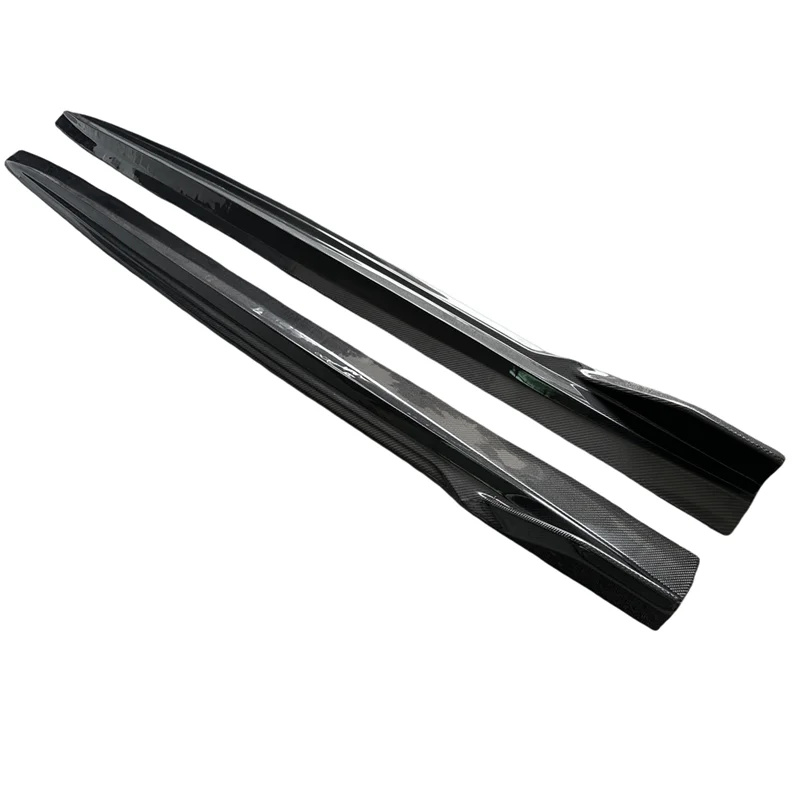 

Suitable for 2022 New BMW F97 X5M LD Style True Carbon Fiber Side Skirt with Extended Lip Skirt