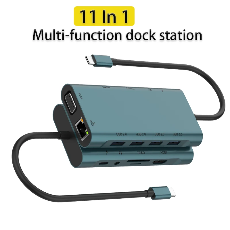 

Многофункциональная док-станция USB-концентратор 5 Гбит/с док-станция расширения компьютера Устройство чтения карт SD/TF Адаптер USB3.0 Конвертер Разветвитель Адаптер