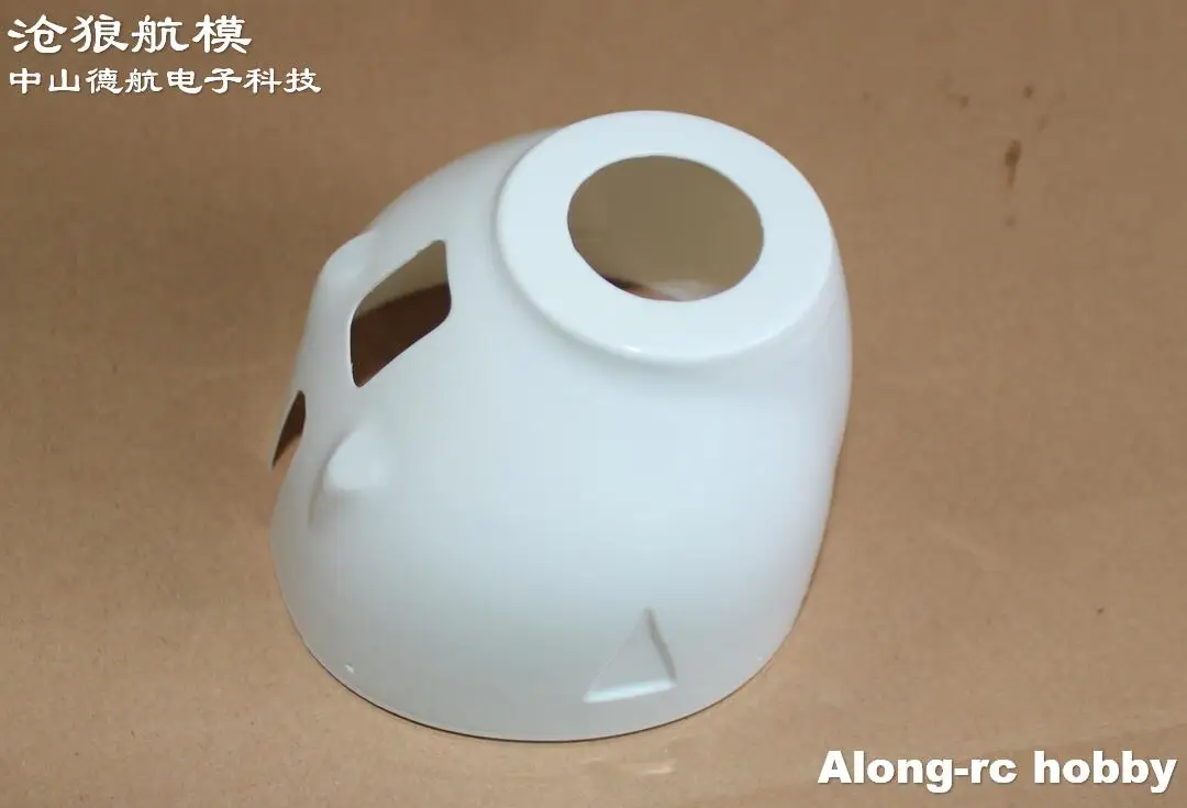 RC Airplane Models Spare Part -- White  Red Plastic Cowl for 1040mm Wingspan Hover Millennium Master RC Plane or DIY Models