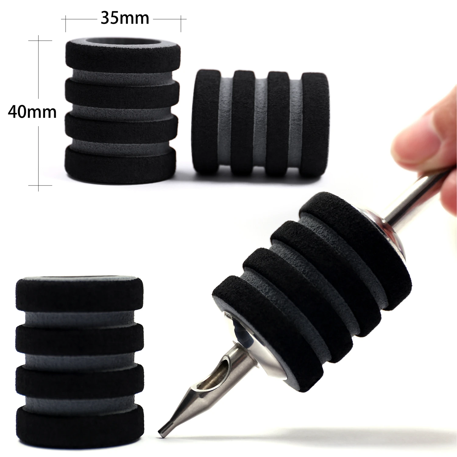1pc Sponge Tattoo Grip Cover, Tattoo Pen Machine Grip Handle CoverSet, Accessories For Tattoo Tube Grips