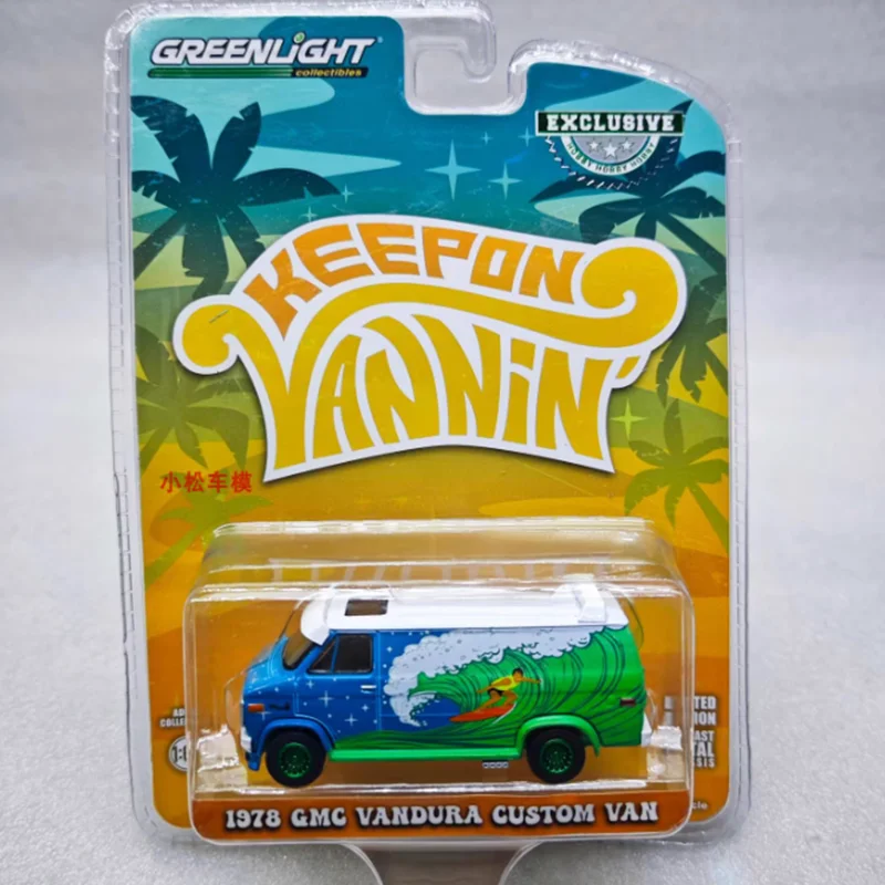 

Литой под давлением сплав Greenlight 1:64 1978/1983 GMC Vandura версия модели автомобиля коллекция дисплей орнамент игрушка в подарок