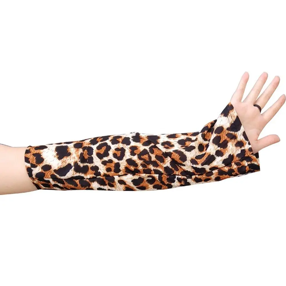 Solid Color Sun Protection Sleeves Ice Silk Arm Sleeves Summer Sunscreen Sleeves Driving Sunscreen Sleeves Women Arm Sleeves