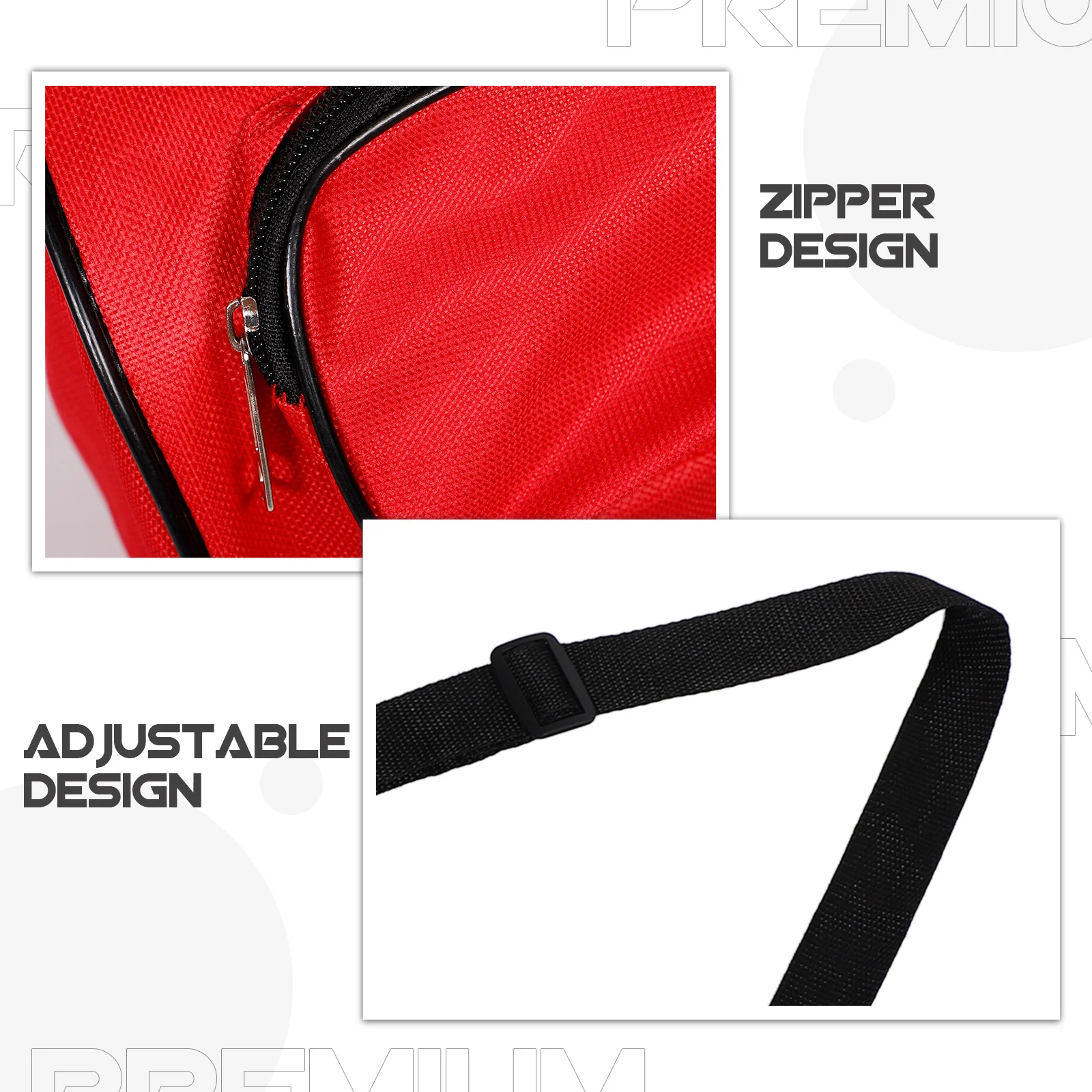 

Oxford Cloth Waist Drum Bag Waterproof Shockproof Durable Large Capacity Adjustable Strap Drum Carrying Pouch Music Instrument