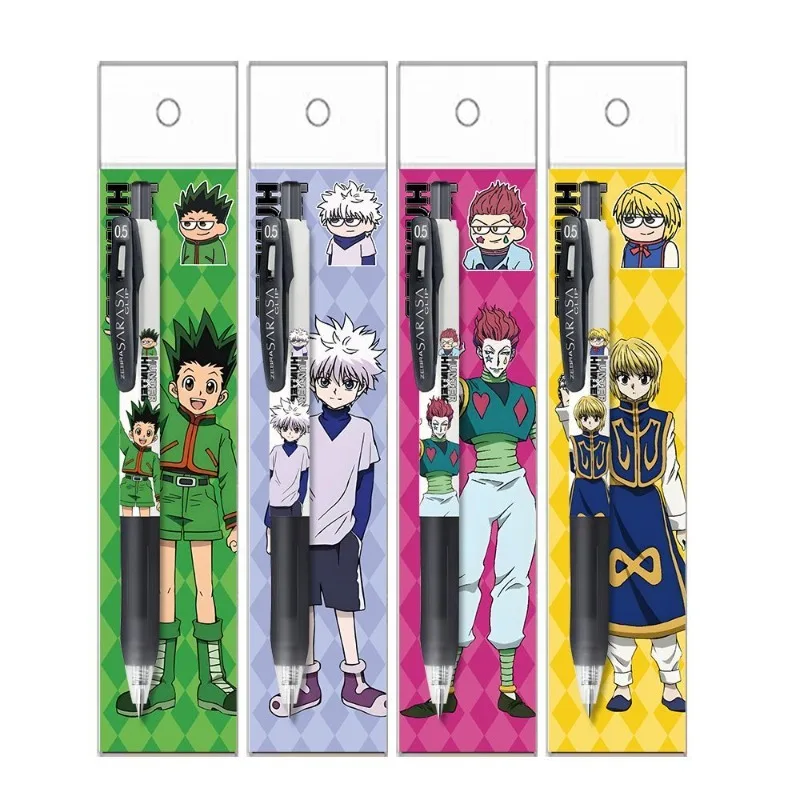 

HUNTER×HUNTER Anime Peripheral 0.5mm Pen Killua Zoldyck GON FREECSS Learning Signature Pen Stationery School Supplies