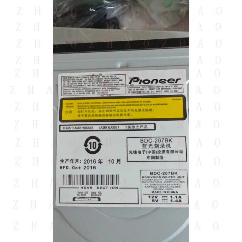 L+for Internal Blu Ray Drive Player Desktop PC SATA BD Combo 12X Reader DVD CD Burner