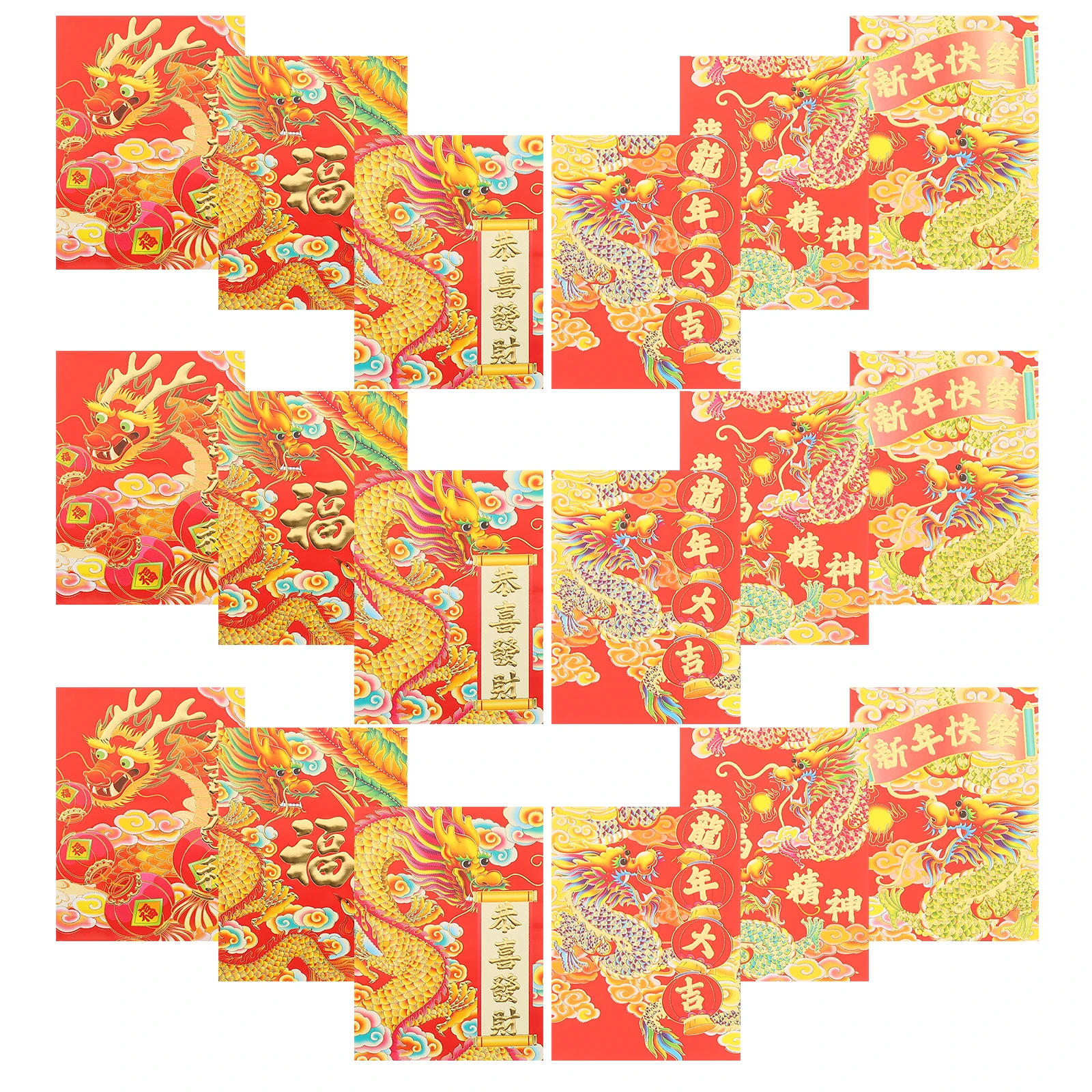 

Red Envelope Bag Chinese Lunar New Year Gift Packet Lucky Money Pocket Envelopes for Cash Gifts