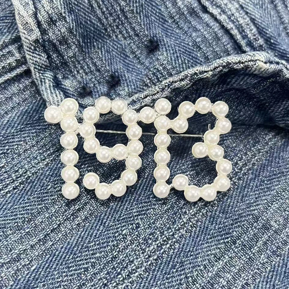 2026 Personalized New Member Custom Designed Delta 1913 Greek Pearl Brooch Sorority Sister Gift