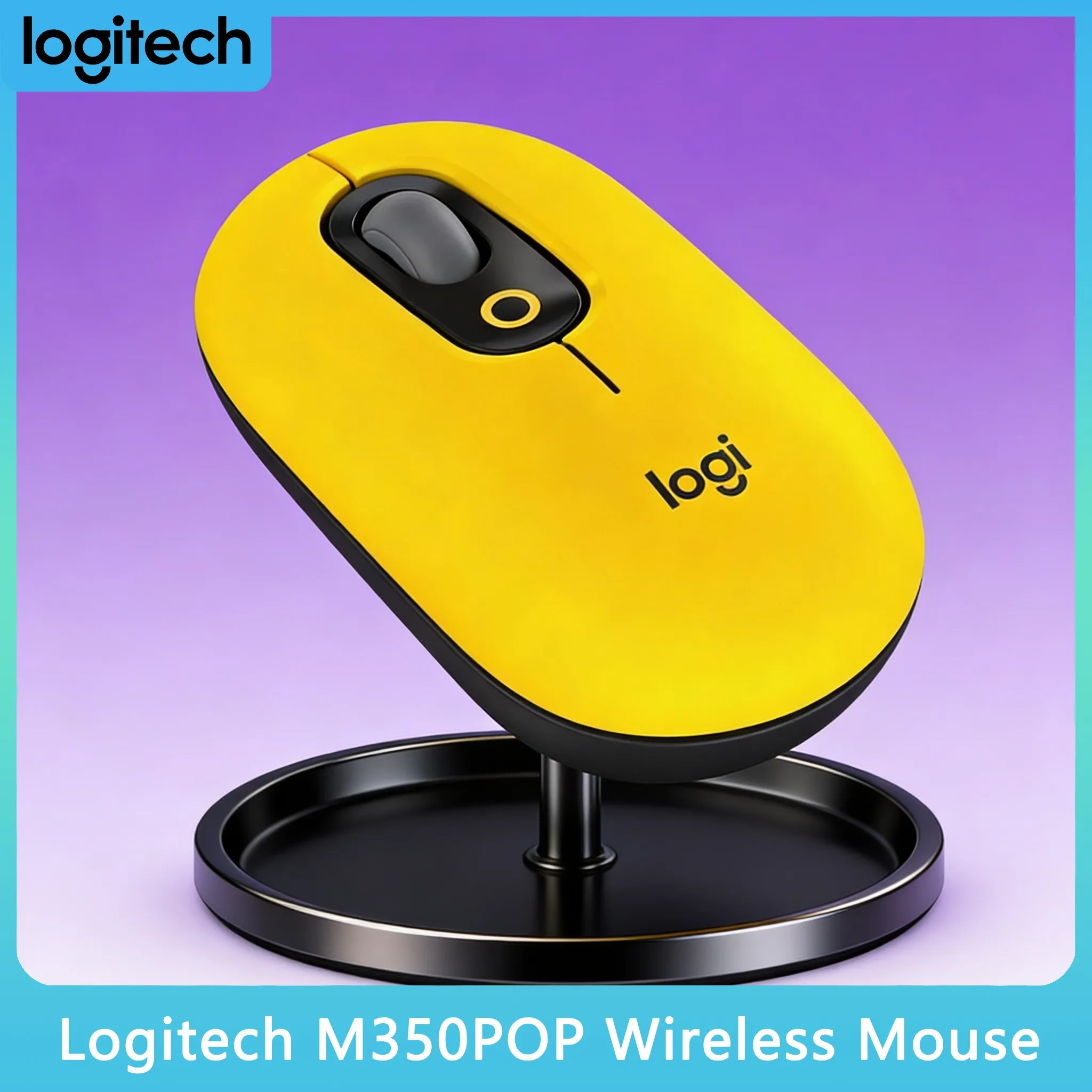 

Logitech M350 POP Cross-Platform Mouse Windows macOS Long Battery Life