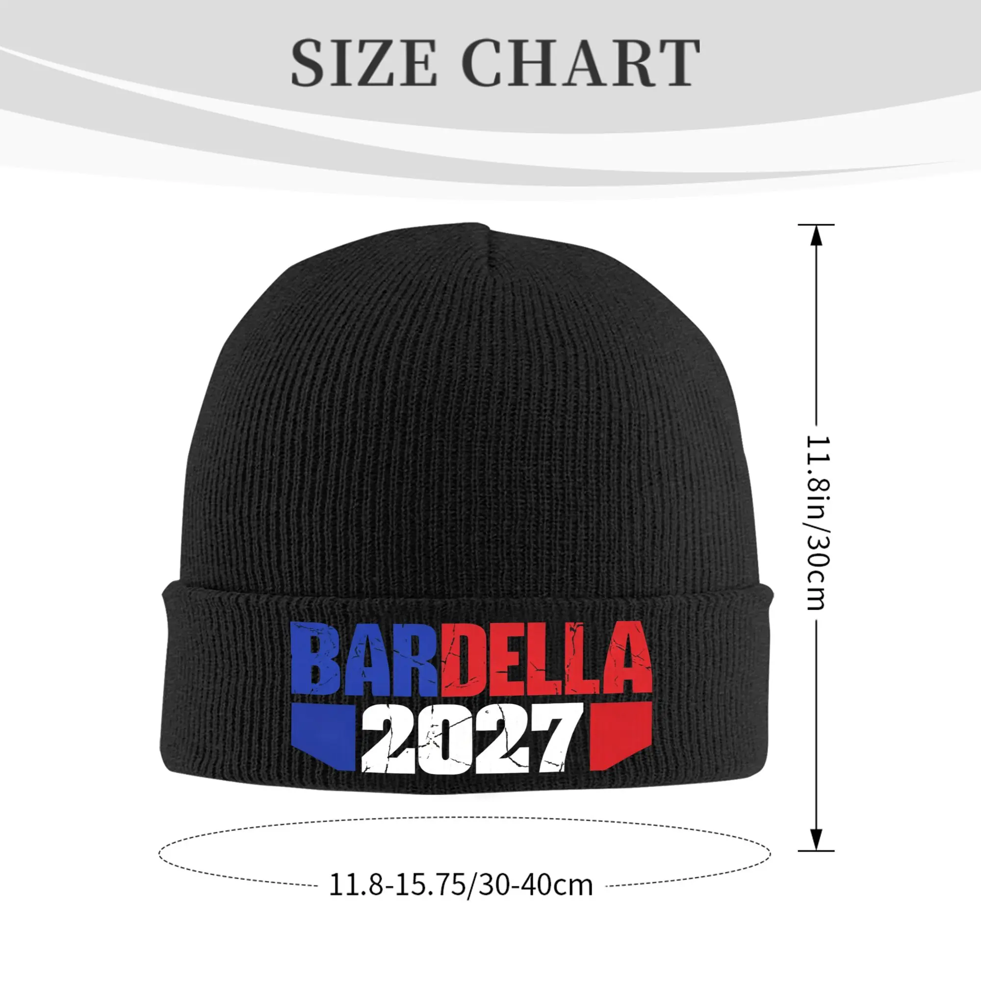 2027 Bardella Collection President Election France Winter Skullies Beanies Hat Autumn Knitted Hats Bonnet Caps for Women Men