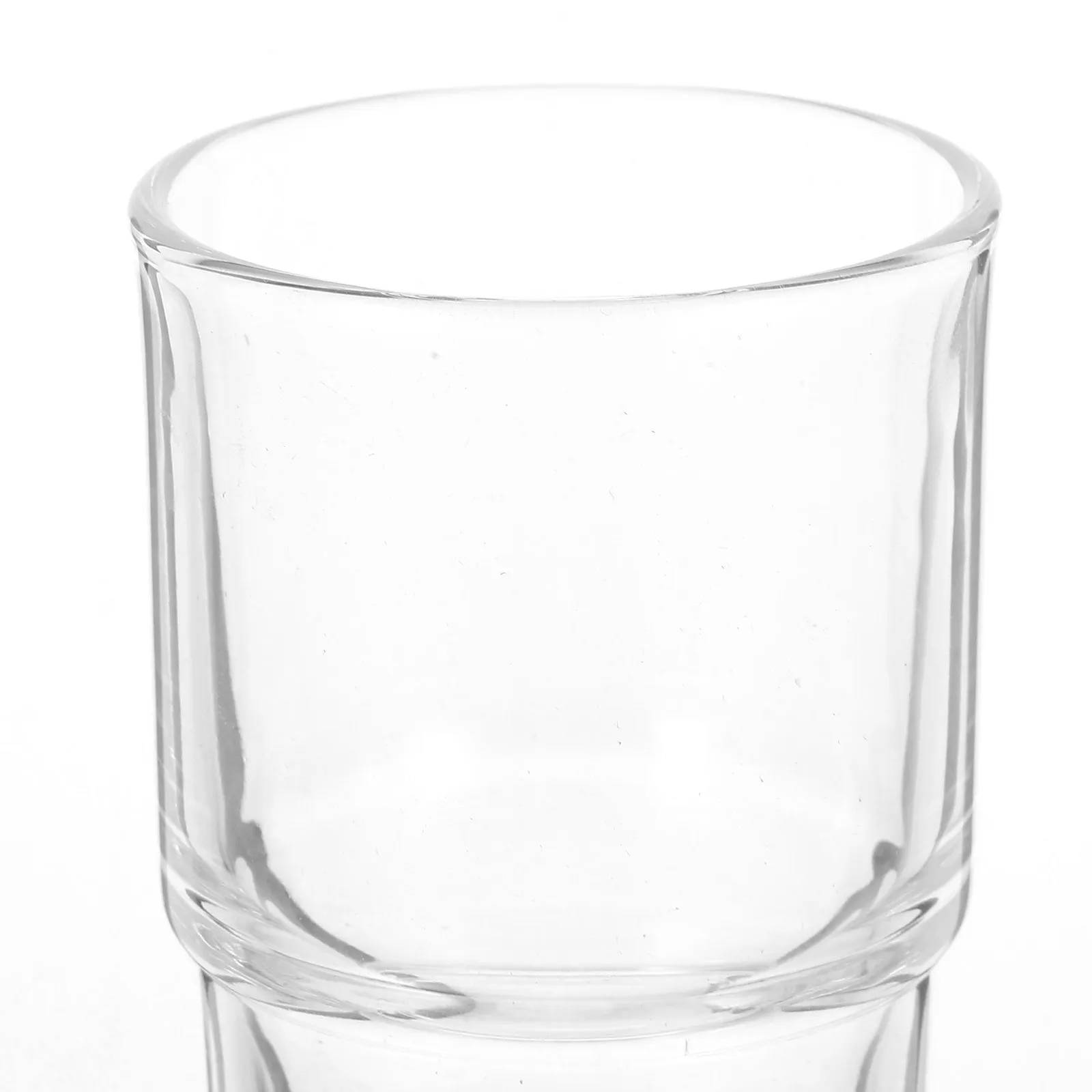 2Pcs Glass Toothbrush Holder Transparent Bathroom Cup Glass Toothpaste Storage Holder Bathroom Rinsing Cups Toilet Supplies