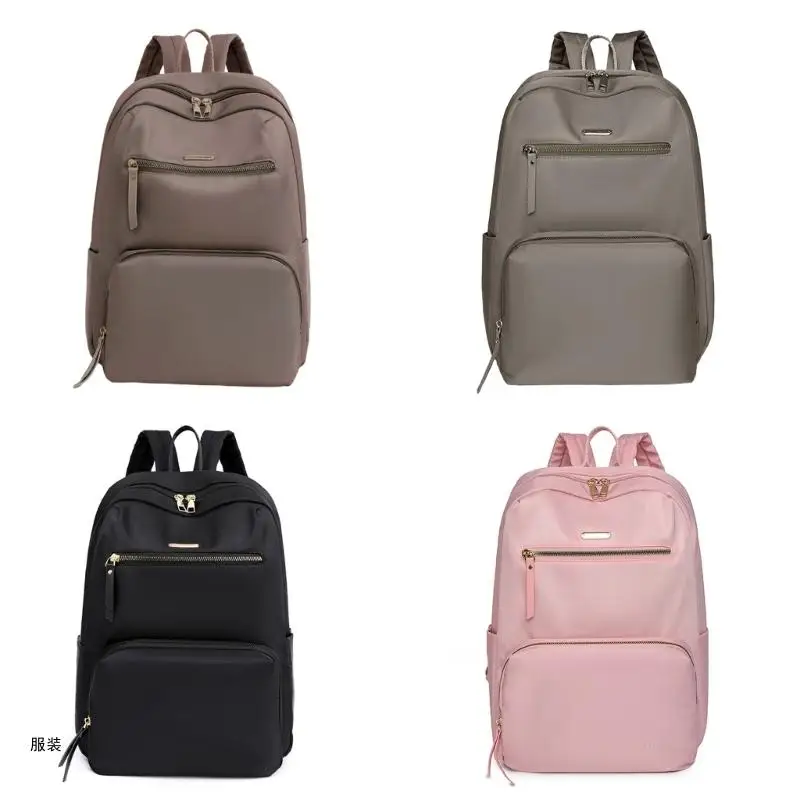 

D0UD Backpack Middle High School College Backpack Large Capacity Bookbags Teen Student Girl Daypack Black/Khaki/Gray/Pink