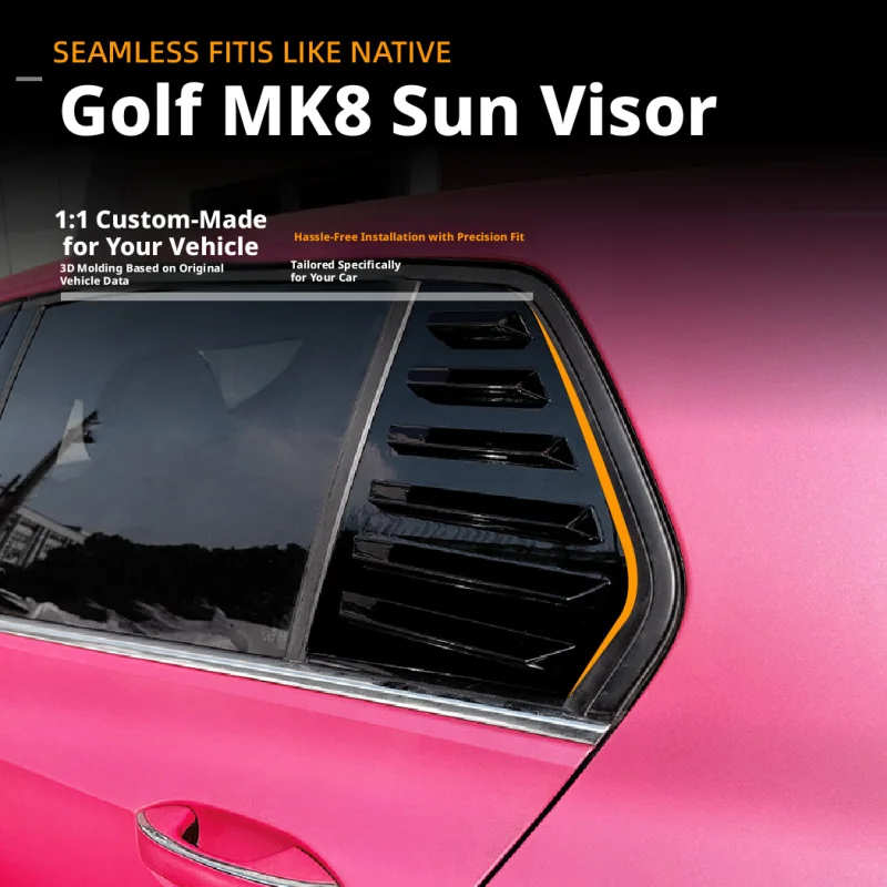 

Suitable for Volkswagen Golf MK8 2020+ Blinds Window Car Stickers Exterior Decoration Cross-Border Modification Accessories