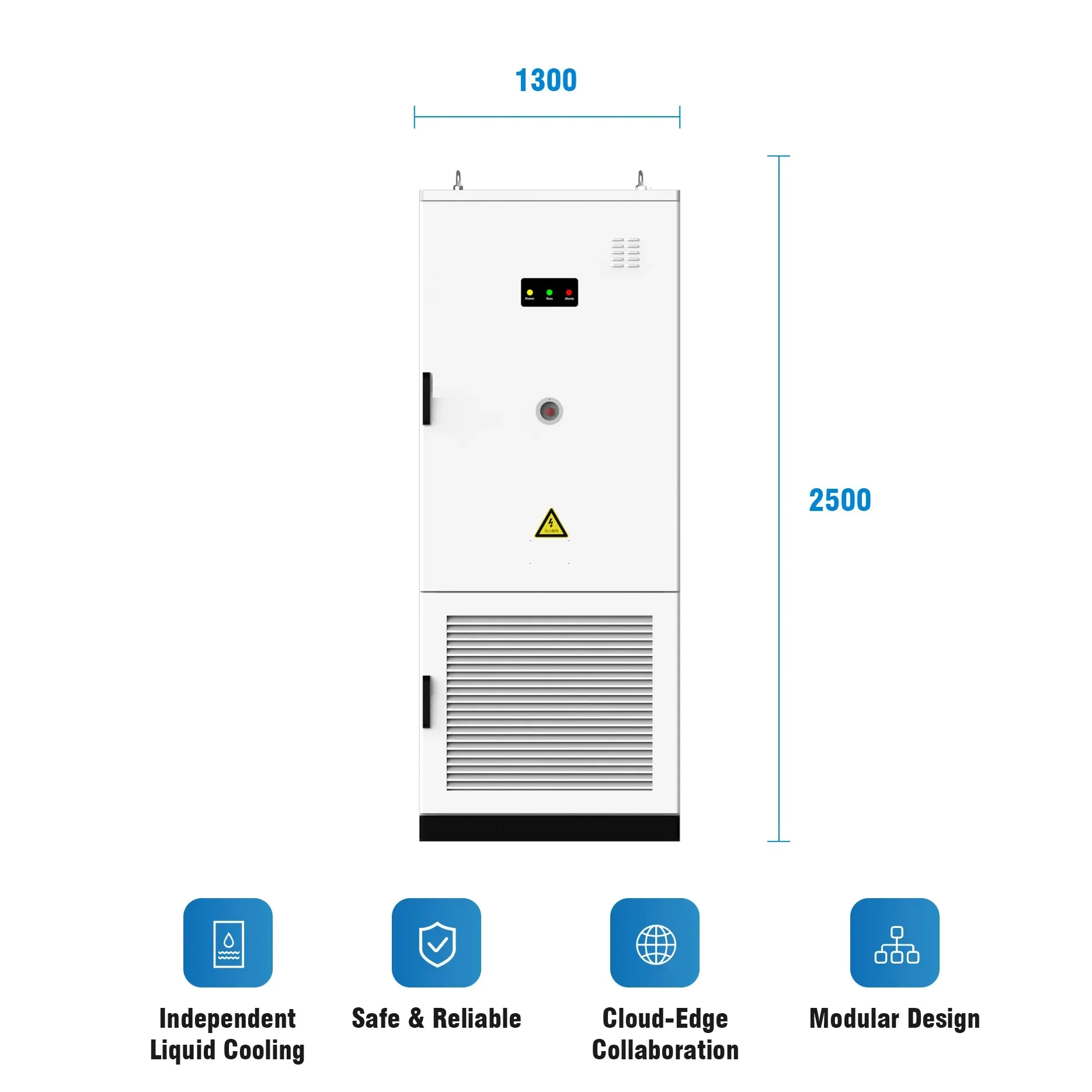نظام تخزين الطاقة الشمسية BESS نظام تخزين الطاقة التجارية الصناعية مع أجهزة الكمبيوتر 105kw 215kwh 241kwh